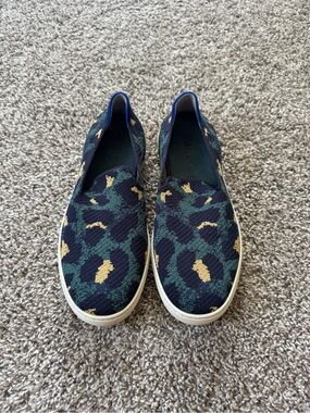 Rothy’s The Slip On Blue Spot Sneaker